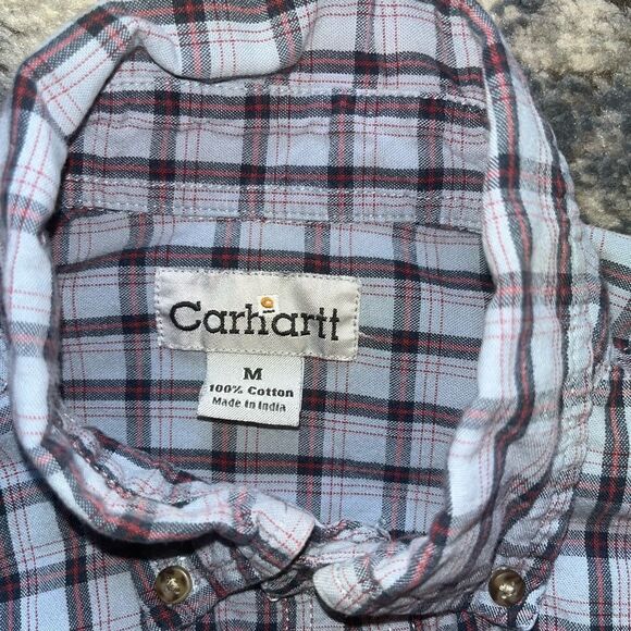 Carhartt Long Sleeve Plaid Button Up - Picture 4 of 4